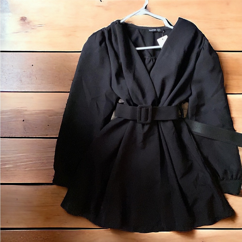Fit and Flare Blazer Mini Dress